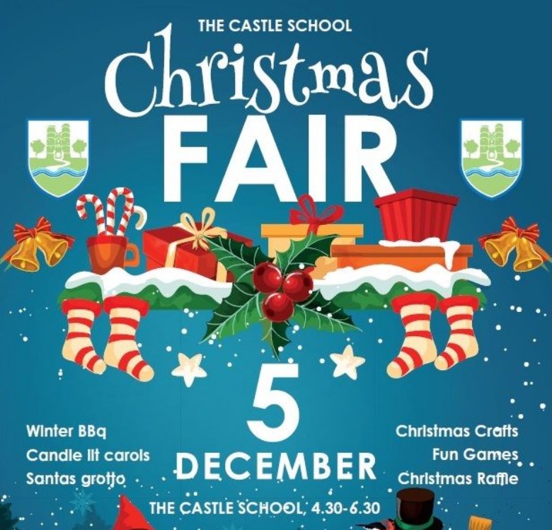 Download The Castle School Christmas Fair Tonight PSD Mockup Templates